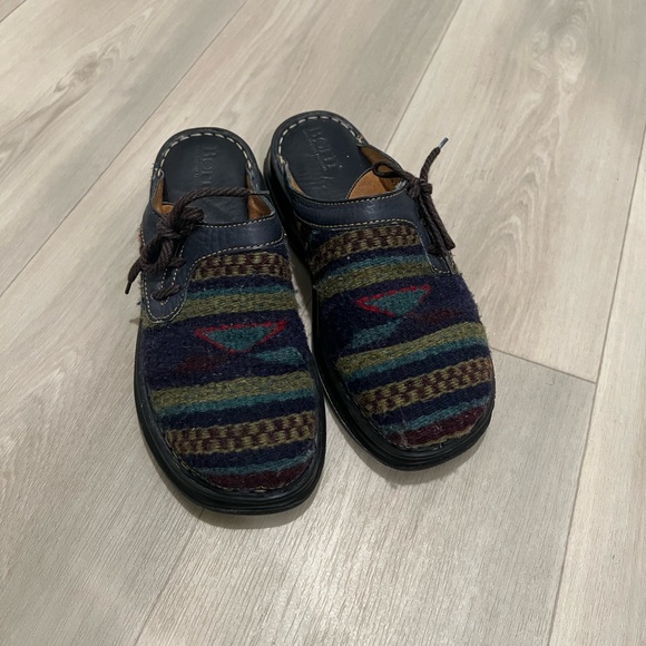 Colorful Striped Slip-On Clogs - Picture 2 of 4